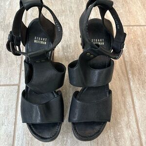 Stuart Weitzman Black Women's Sandals